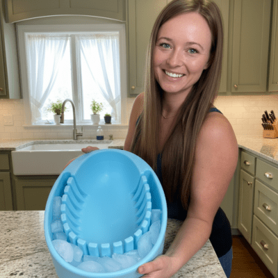 Face Plunge Pure - Facial Cold Plunge Bowl with Ice Chamber - Fire Cold Plunge