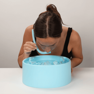 Face Plunge Pure - Facial Cold Plunge Bowl with Ice Chamber - Fire Cold Plunge