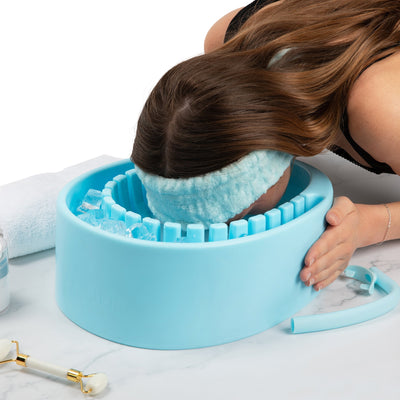 Face Plunge Pure - Facial Cold Plunge Bowl with Ice Chamber - Fire Cold Plunge