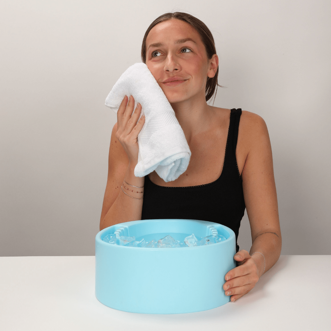 Face Plunge Pure - Facial Cold Plunge Bowl with Ice Chamber - Fire Cold Plunge