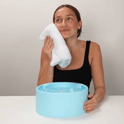 Face Plunge Pure - Facial Cold Plunge Bowl with Ice Chamber - Fire Cold Plunge