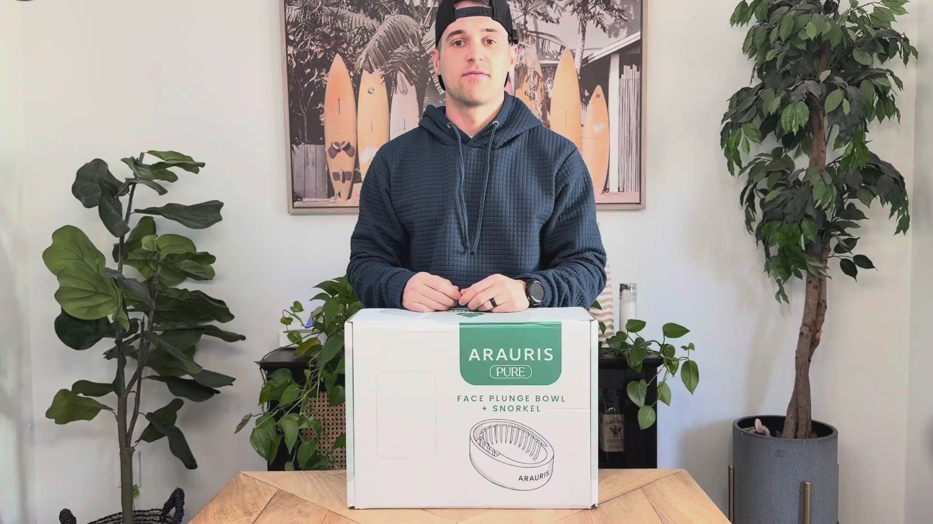 Load video: Facial Cold Plunge Bowl with Ice Chamber