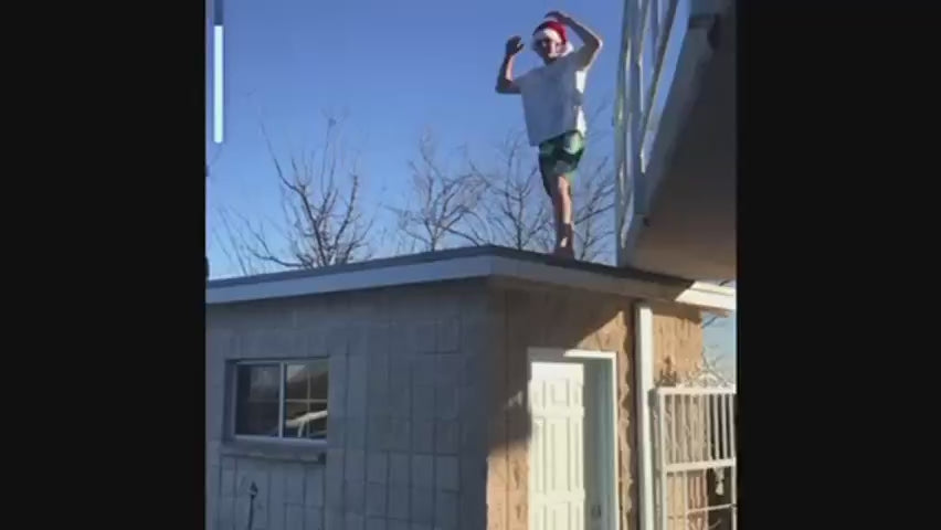 Load video: Plunging into freezing water